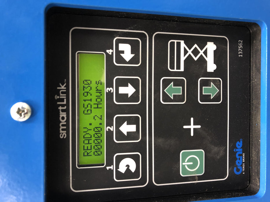 2020 Genie GS-1930 Solid Non Marking Tires, Beacon, Folding rails with half height swing gate, 800W Inverter