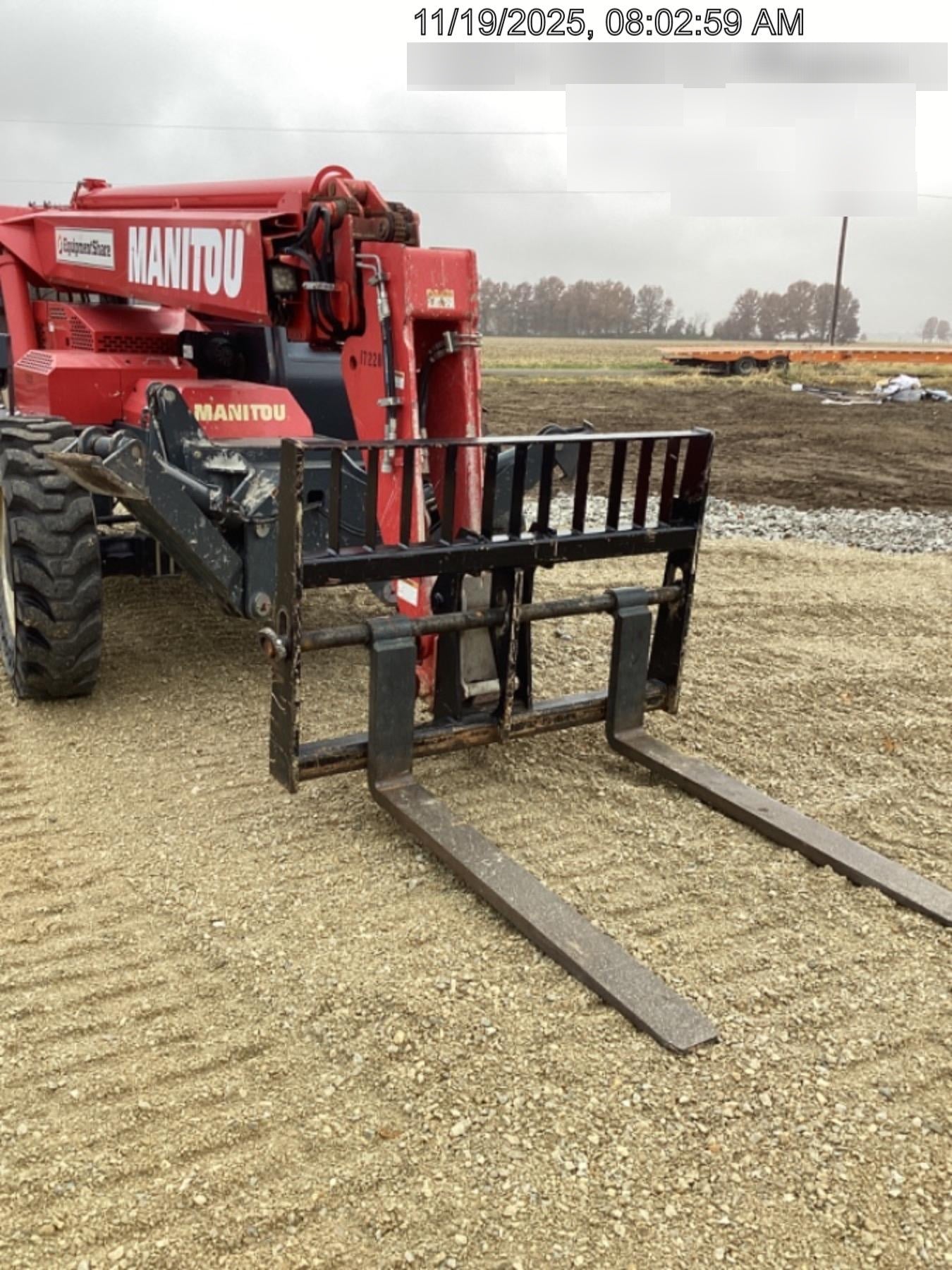2019 Manitou MTA10055 Manitou MTA10055 - 120 HP T4, Canopy, Worklights/Strobe, Beacon, 66" Carriage, 60" Forks, Solid Tires, Lift Hook, Aux Hydraulics