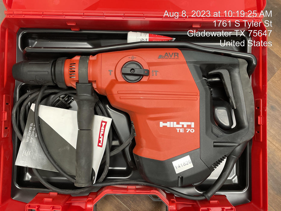 2021 HILTI TE 70-AVR