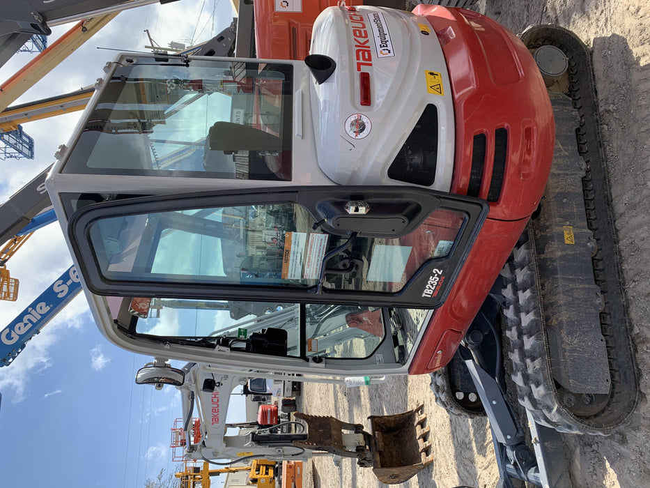 2020 Takeuchi TB-235-2CR Cab/Heat/Air, Rubber Tracks, Manual TAG QC