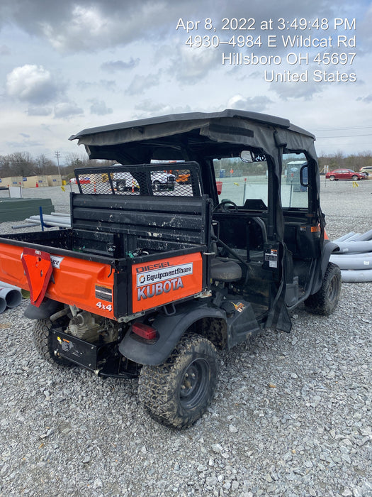 2020 Kubota RTV-X1140W-H 4WD, LED Strobe, Windshield Acrylic Clear, Plastic Canopy, Wire Harness Kit, Backup Alarm