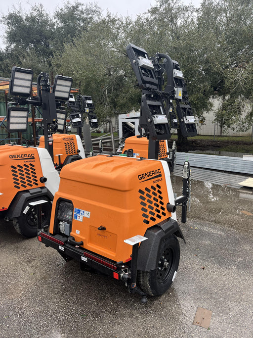 2025 Generac MLT6SMDS Diesel, Mitsubishi / Final Tier 4 Engine, 10.5 HP @ 1800 RPM, (4) 320W G4 LED's, Brushless Excitation, Capacitor Regulated, Vertical Mast, Manual Winch, 5kW Export Power, Power Zone Auto Light Controller