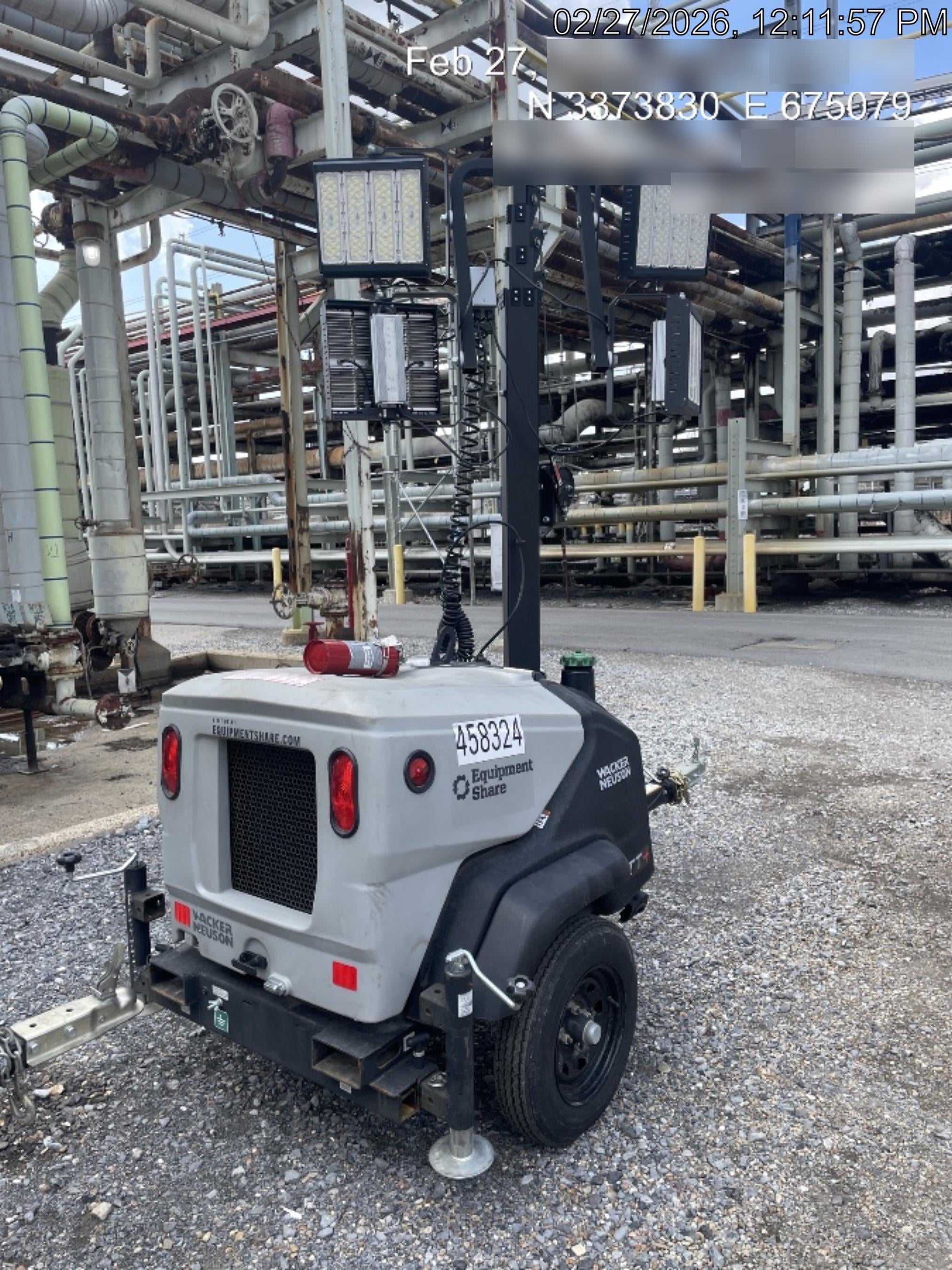 2024 Wacker Neuson LTT4 Diesel, Kohler KDW702, Deep Sea Controller, Auto Start, LED 320W, Bypass Outlet, T3