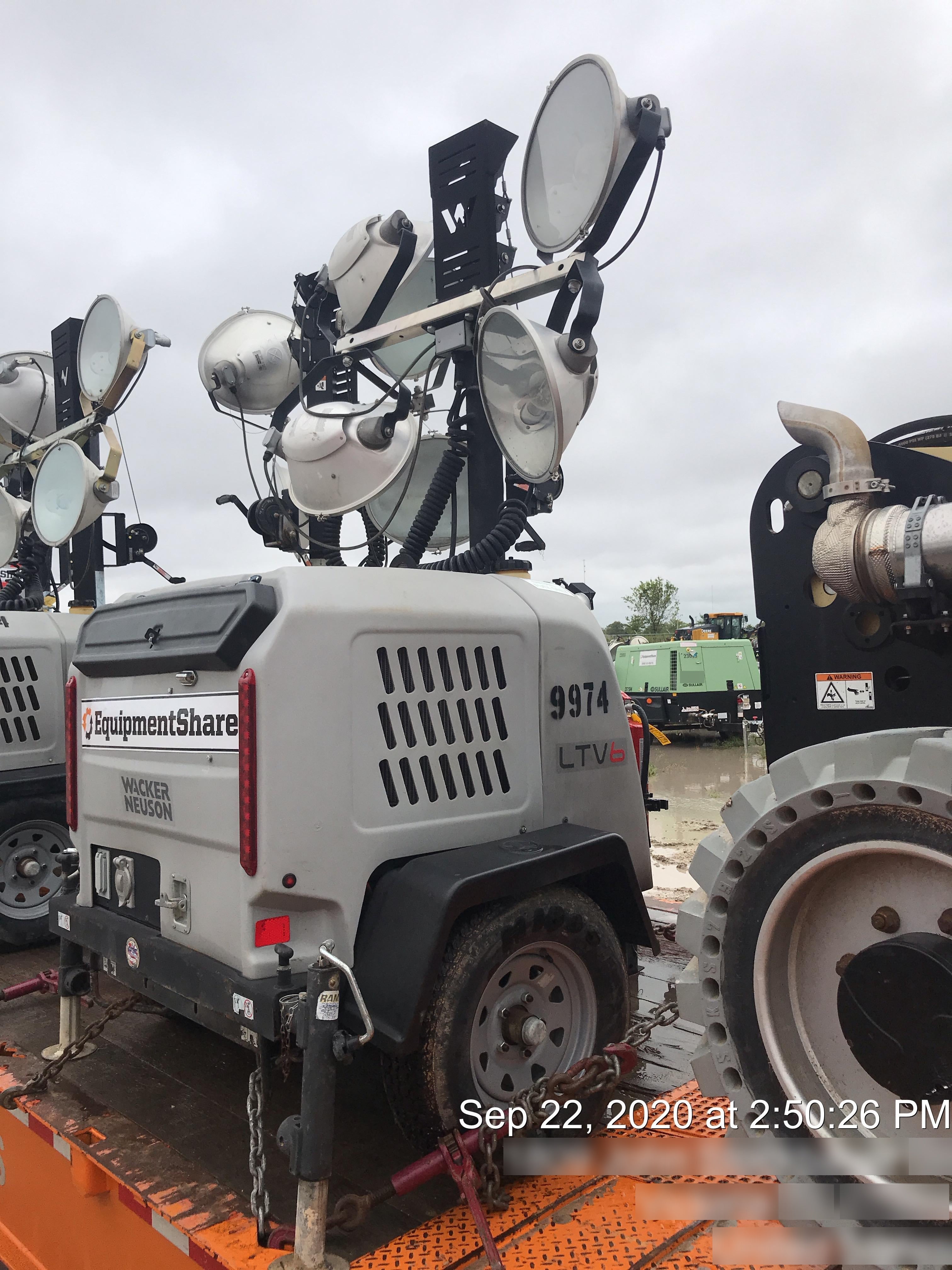 Wacker Neuson LTV6K-MH Wacker Neuson LTV6K Towable Light Tower