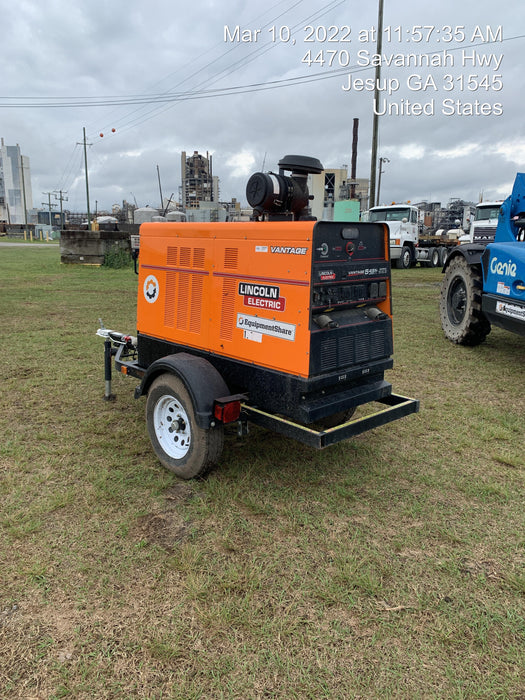 2021 Lincoln Electric Vantage 549X Ready Pak 3, ORANGE (includes trailer, cable rack, fender light kit)