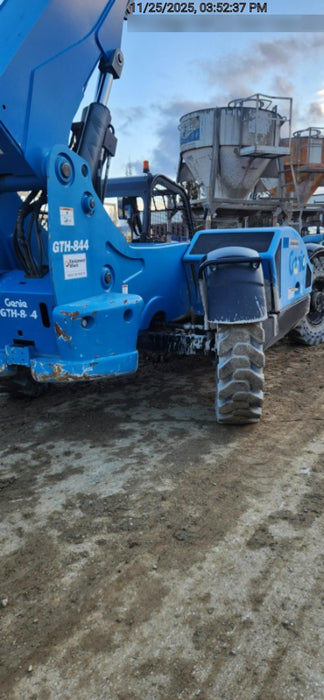 2018 Genie GTH-844 Genie GTH-844 w/ROPS, Work Lights, Solid Tires, RH Cab Mesh, Beacon, 60" Carriage and Forks