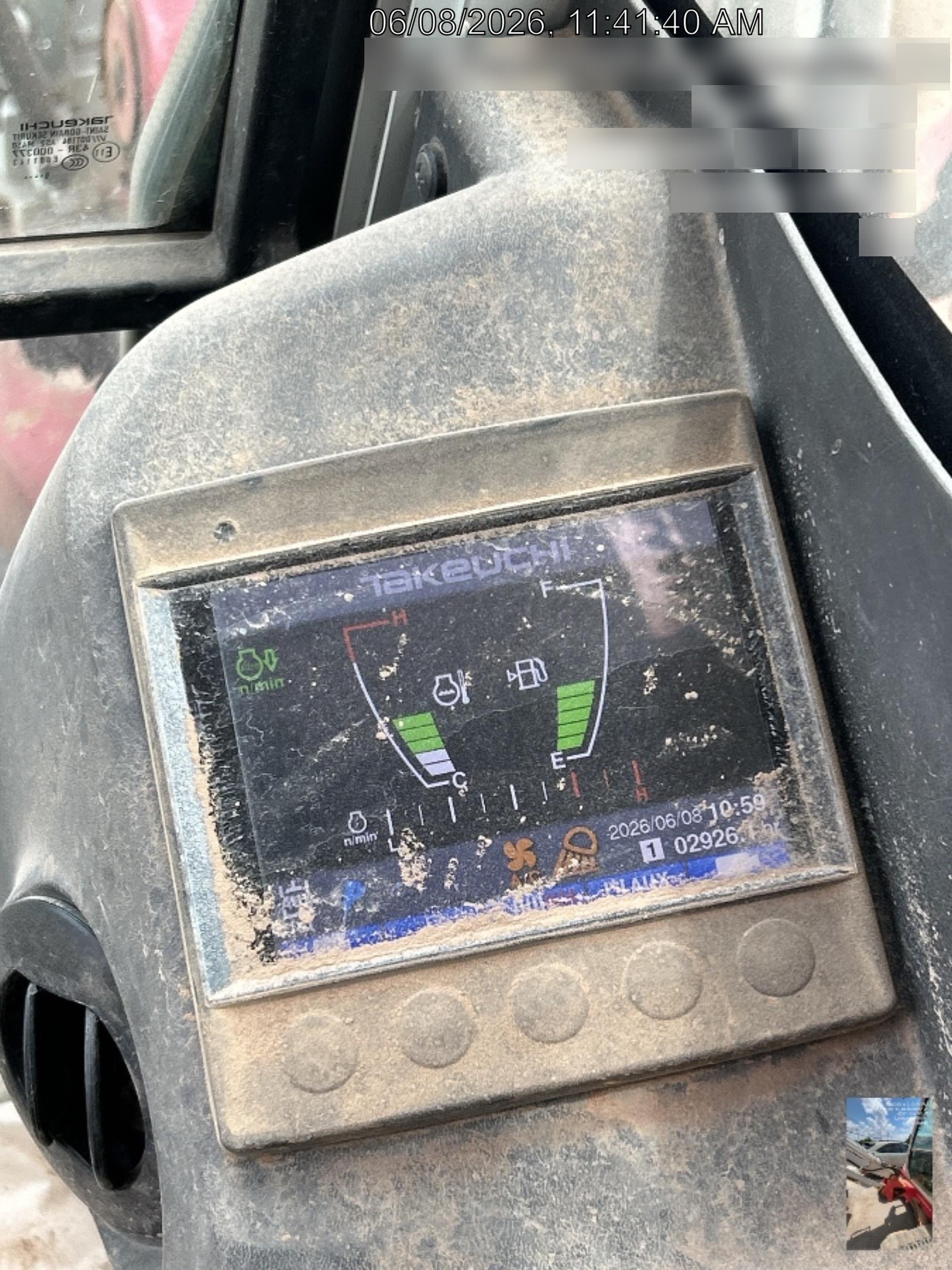 2020 TAKEUCHI TB290C