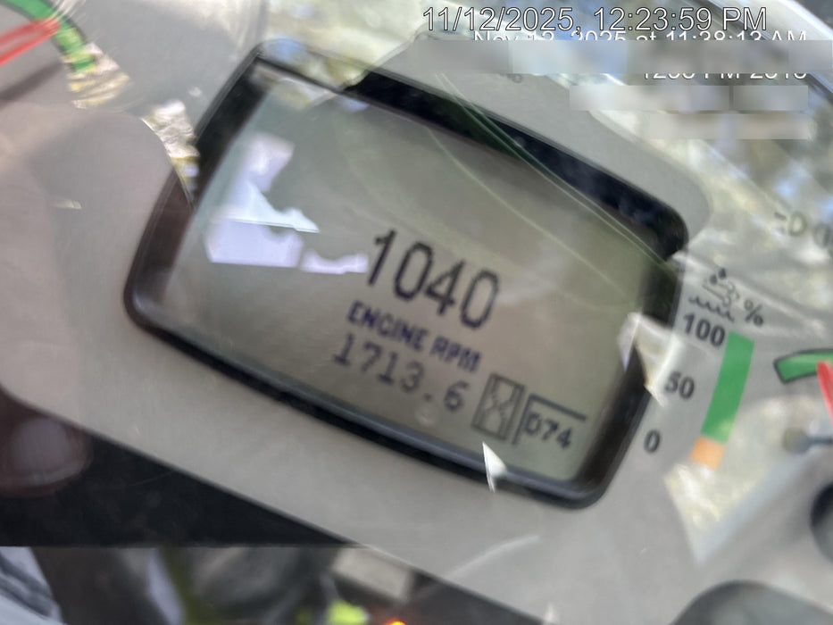 2019 Genie GTH-844 Cab/Heat/AC, Solid RT Tires, LED Work Lights, Beacon 60" QA Carriage, 48" Forks