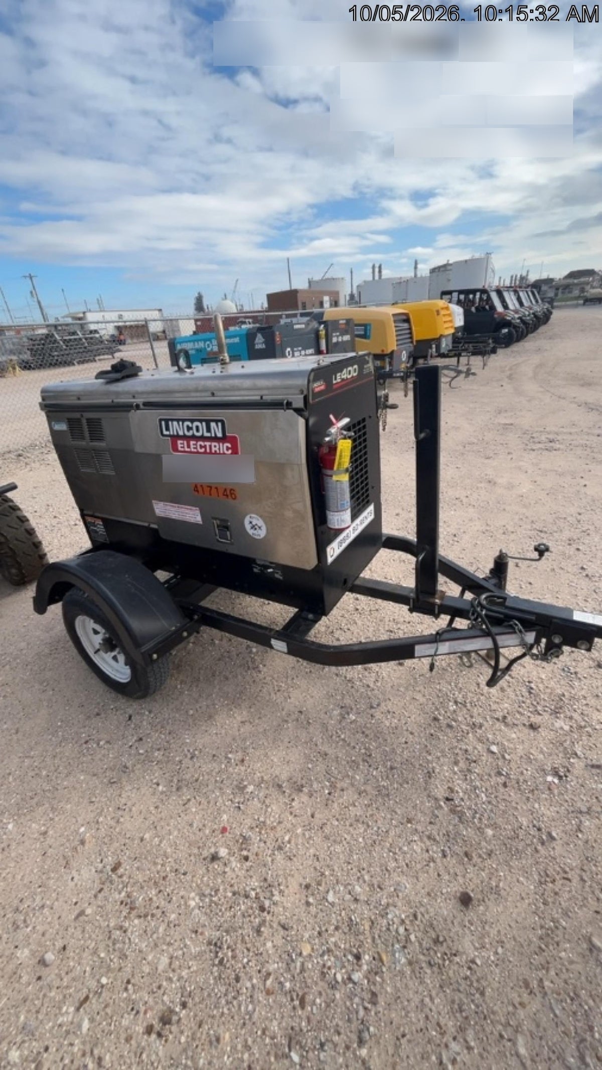 2024 Lincoln Electric LE400 Kubota V1505, Trlr, Cable Rack, Light Kit, ES Decals, T3