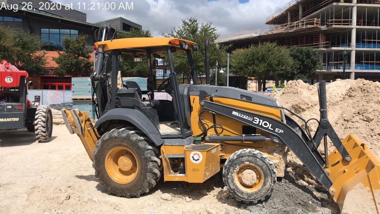2020 John Deere 310LEP Canopy, 4WD, Standard Stick, Pilot Controls, 2 Way Hydraulics, TAG Manual QC