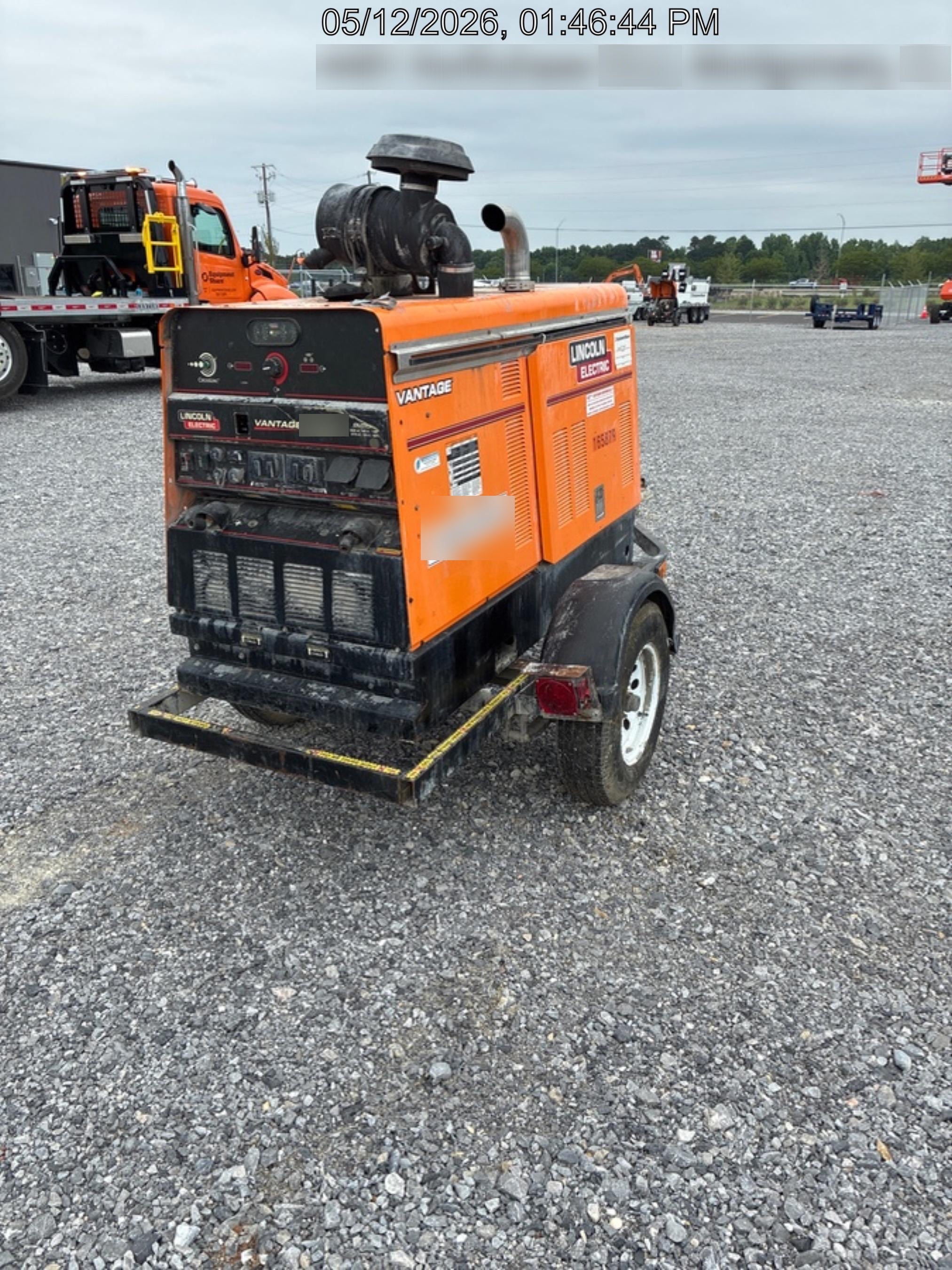 2021 Lincoln Electric Vantage 549X Ready Pak 3, ORANGE (includes trailer, cable rack, fender light kit)