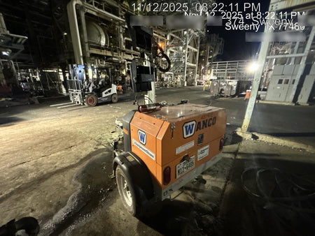2024 Wanco WLTT-4MM4K Diesel, Deep Sea Controller, Shore Power Plug, Auto Start, (4) 350W LED Floodlights, 4kW Generator, 60 Gal Fuel Tank, 2" Ball, T3
