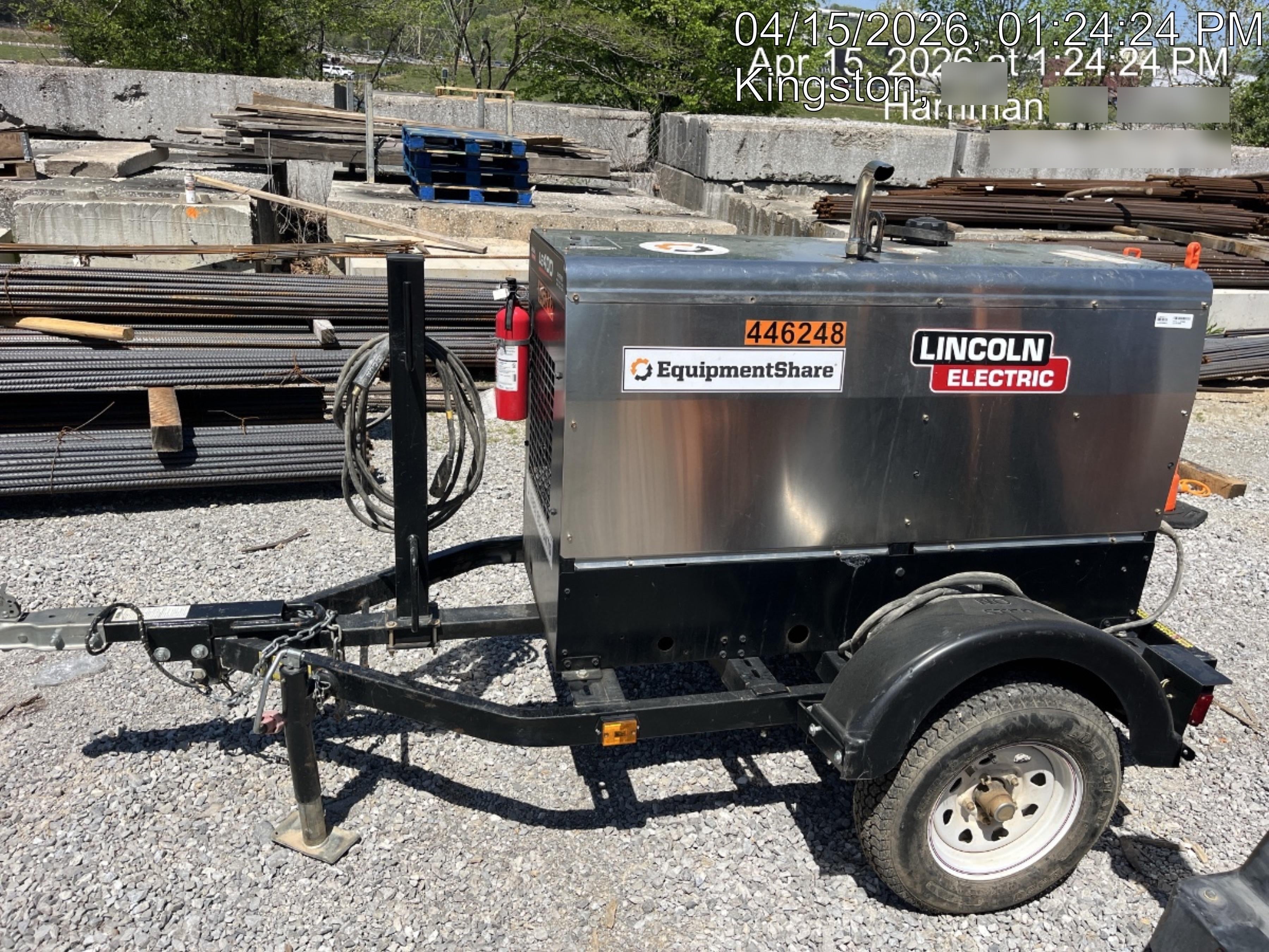 2024 Lincoln Electric LE400 Kubota V1505, Trlr, Cable Rack, Light Kit, ES Decals, T3