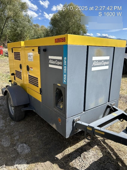 2020 ATLAS COPCO PAS 150 HF CS Enclosed