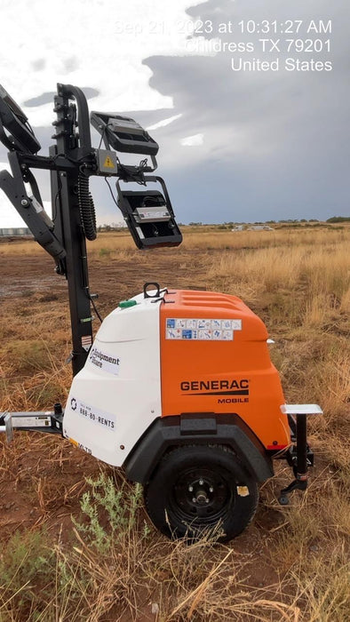 2023 Generac MLT2 Diesel, Flex Switch 120V Input, Powerzone Controller, (4) 320W LED Lights, 4kW Generator, 39.9 Gal Fuel Tank, 2" Ball, T3