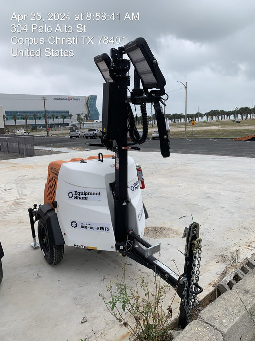 2024 Generac MLT2 Diesel, Flex Switch 120V Input, Powerzone Controller, 
(4) 320W LED Lights, 4kW Generator, 39.9 Gal Fuel Tank, 2" Ball, T3