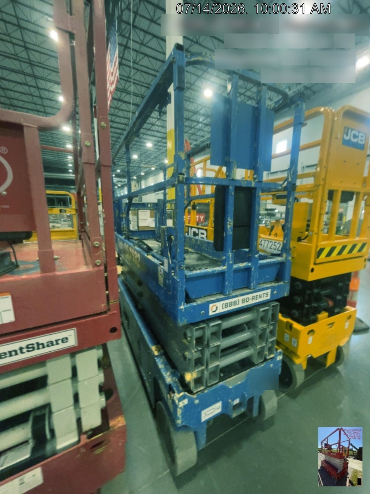 2018 Genie GS-2632 Genie GS-2632 w/Fixed Rail, Chain Entry