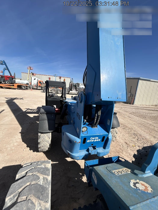 2018 Genie GTH-844 Genie GTH-844D w/Open ROPS, FF Tires, Work Light/Beacon, 60" Carriage and Forks