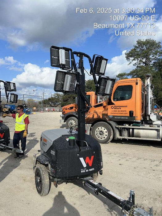2024 Wacker Neuson LTT4 Diesel, Kohler KDW702, Deep Sea Controller, Auto Start, LED 320W, Bypass Outlet, T3