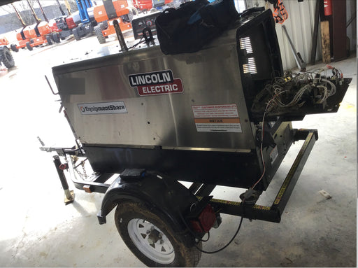 2019 Lincoln Electric Vantage 322 Ready-Pak 3, Two Wheel Trailer, Fender and Light Kit, Cable Rack