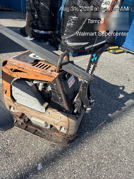2023 Multiquip MV308GH Honda GX270, 18" Plate, Tachometer