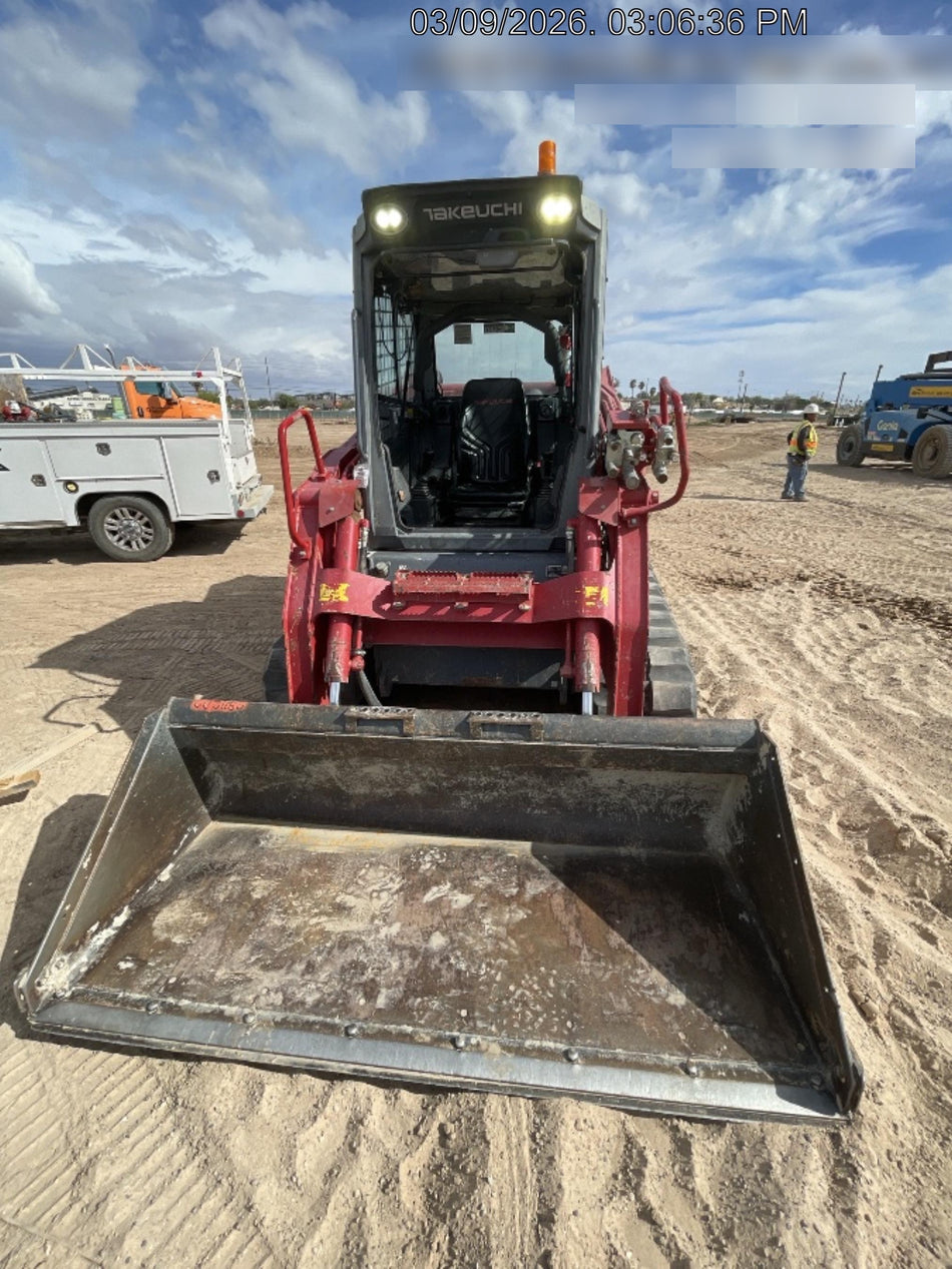 2020 Takeuchi TL12V2-CRH Cab, Rubber Track, & HF