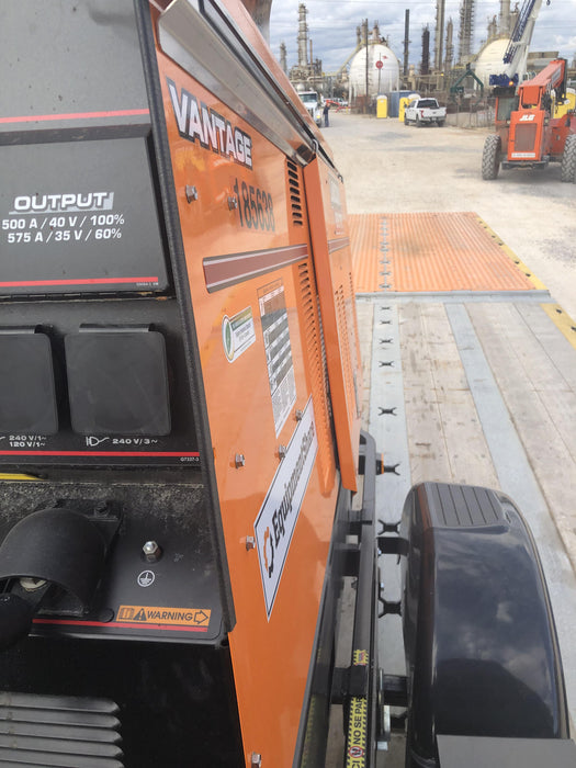 2021 Lincoln Electric Vantage 549X Ready Pak 3, ORANGE (includes trailer, cable rack, fender light kit)