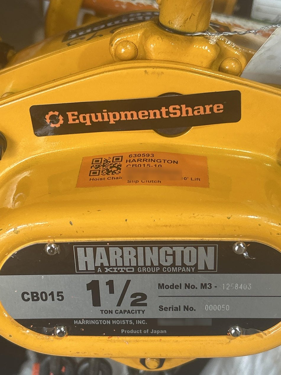 2026 HARRINGTON CB015-10