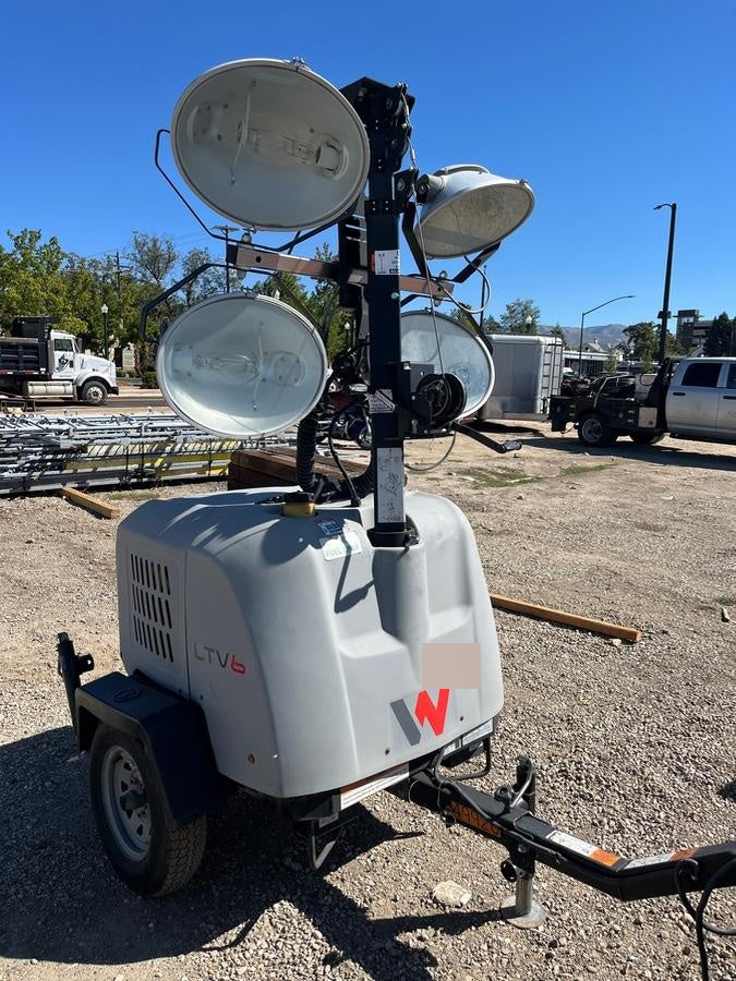 2019 Wacker Neuson LTV6L-MH Mobile Light Tower w/Fuel Level Sensor Installed