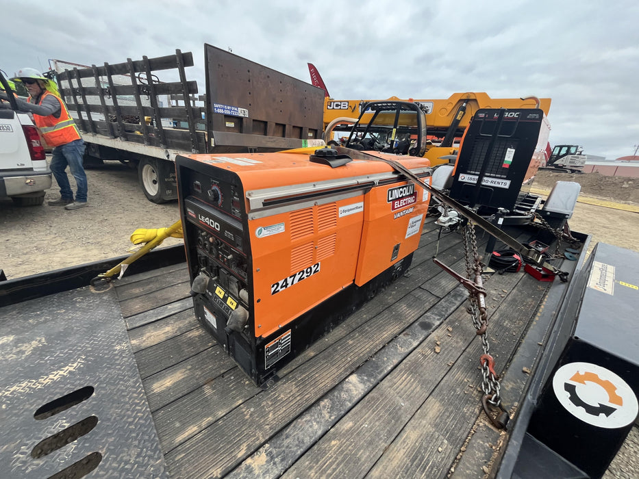 2022 Lincoln Electric LE400 Kubota V1505, Trlr, Cable Rack, Light Kit, ES Decals, T3