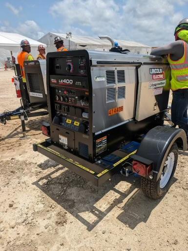 2024 Lincoln Electric LE400 Kubota V1505, Trlr, Cable Rack, Light Kit, ES Decals, T3