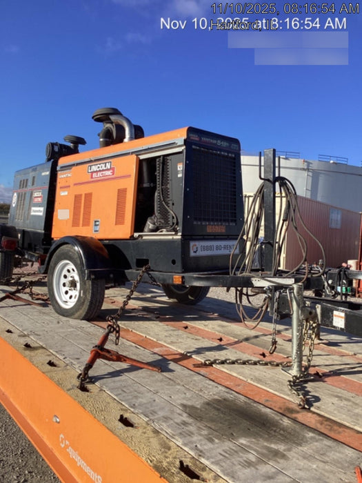 2021 Lincoln Electric Vantage 549X Ready Pak 3, ORANGE (includes trailer, cable rack, fender light kit)