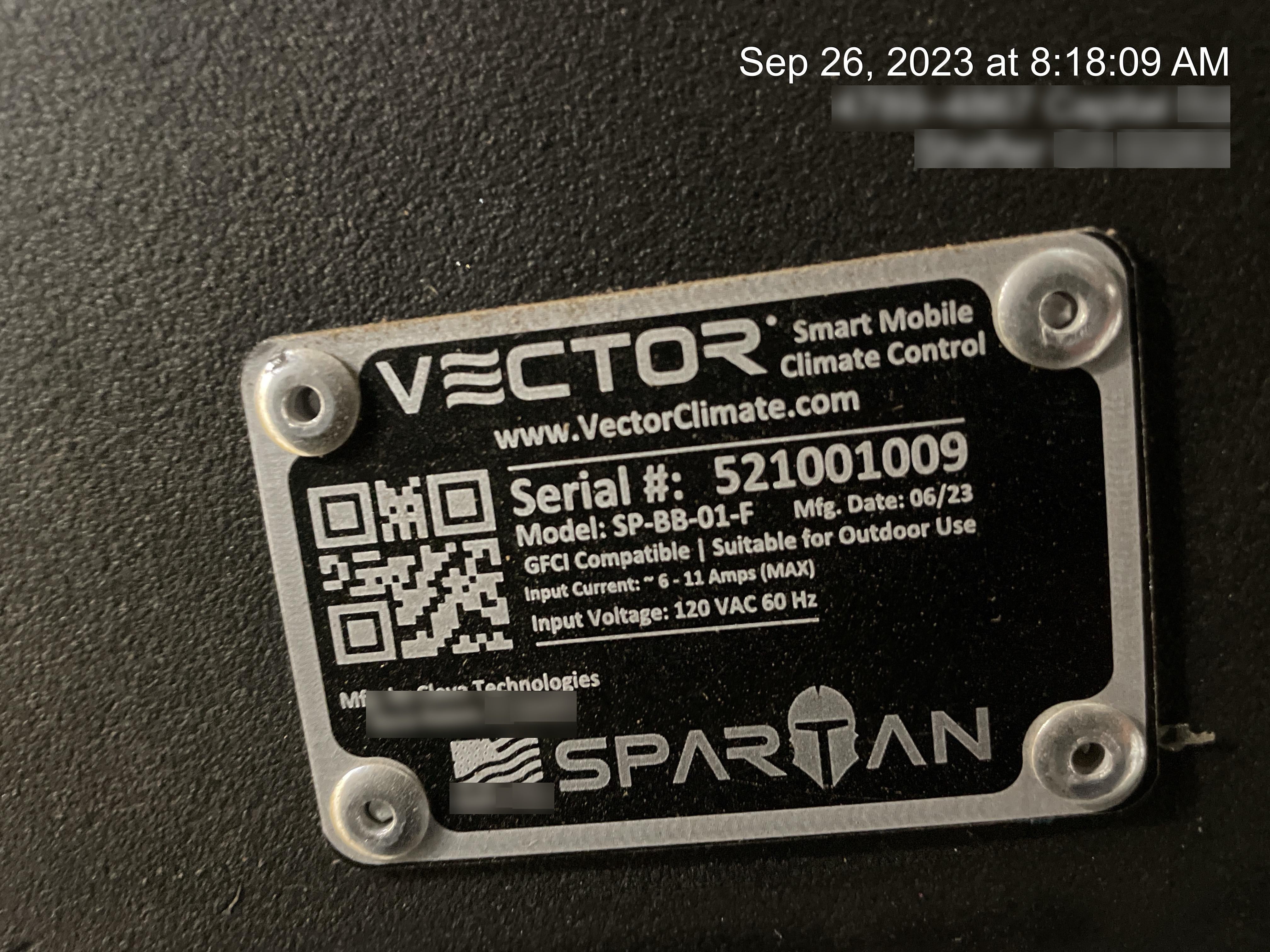 2023 VECTOR Spartan