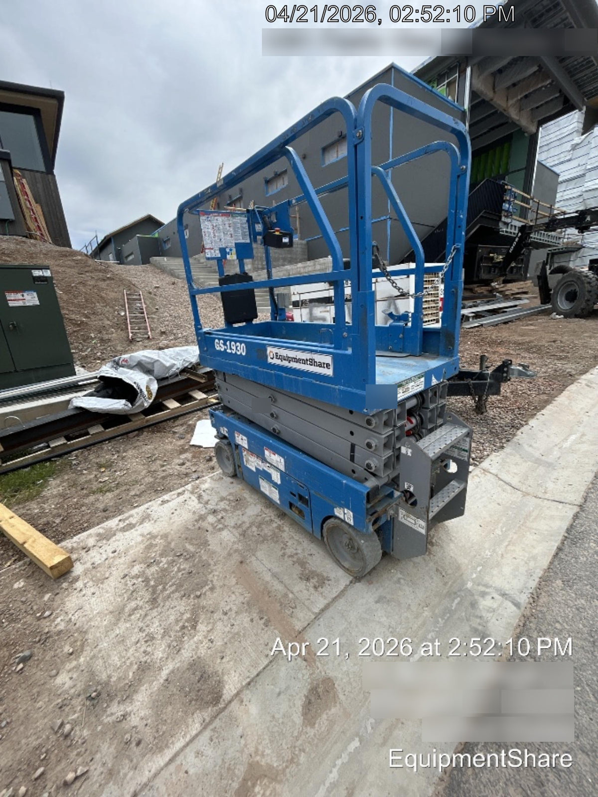 2020 Genie GS-1930 Fixed rails with chain entry gate - Pre A92.20