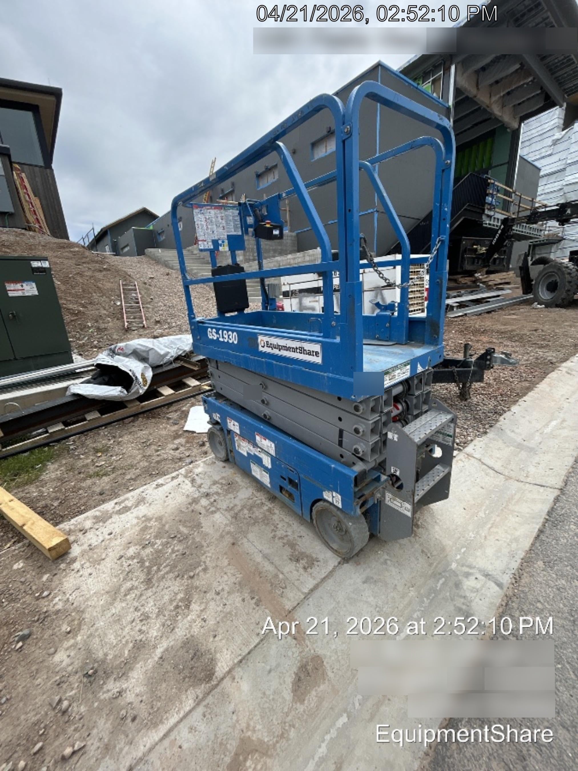 2020 Genie GS-1930 Fixed rails with chain entry gate - Pre A92.20