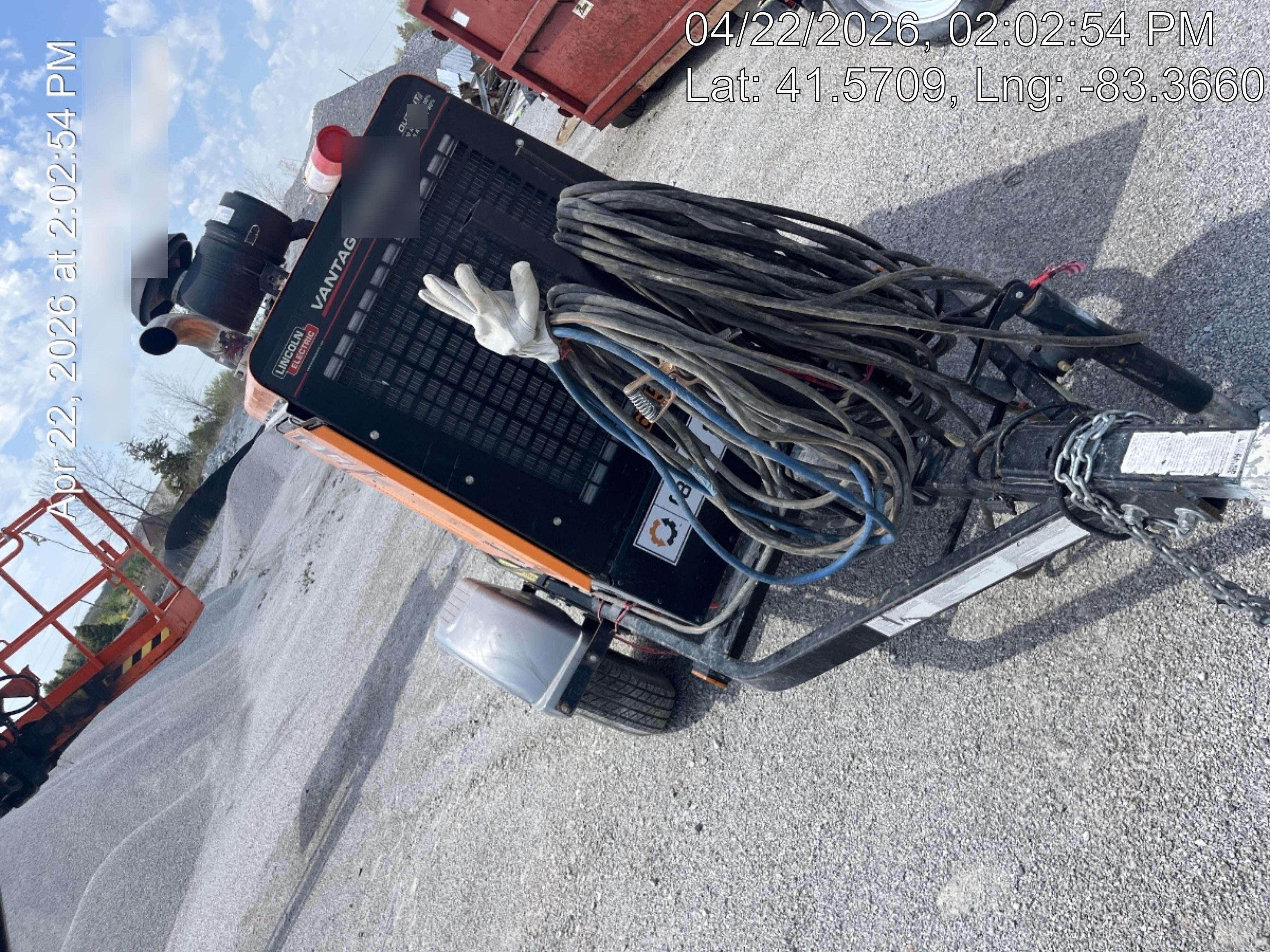 2022 Lincoln Electric Vantage 549X Crosslink Technology, Trailer Mounted, ES Decals, T3