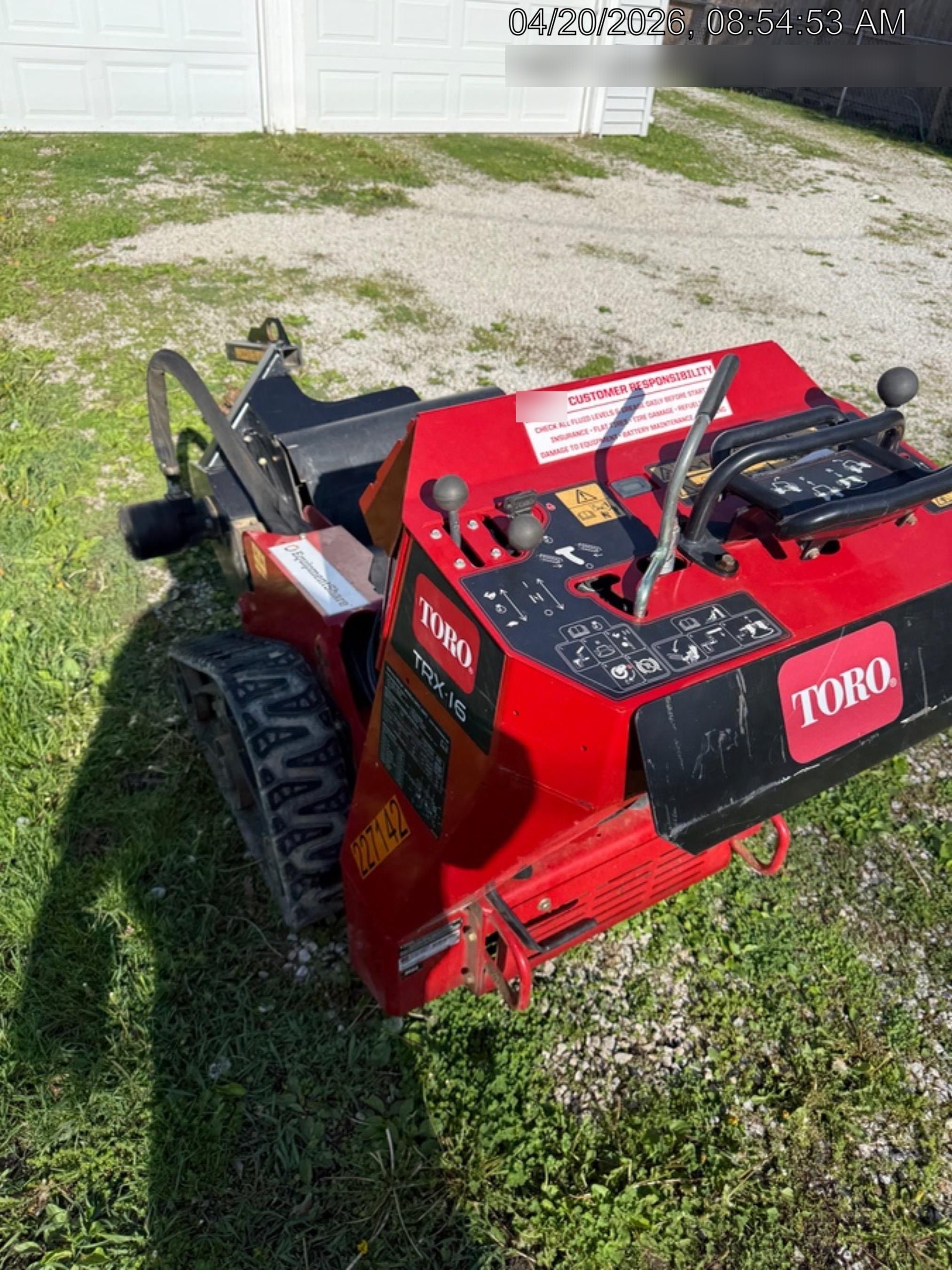 2022 TORO TRX-16