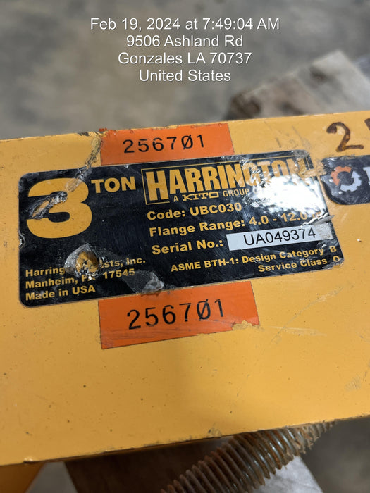 2022 HARRINGTON UBC030