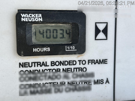 2019 Wacker Neuson LTV6L-MH Mobile Light Tower w/Fuel Level Sensor Installed