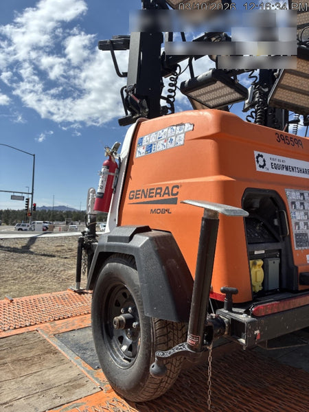 2024 Generac MLT2 Diesel, Flex Switch 120V Input, Powerzone Controller, 
(4) 320W LED Lights, 4kW Generator, 39.9 Gal Fuel Tank, 2" Ball, T3