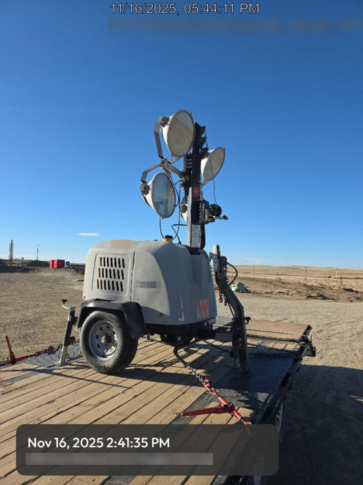 2018 Wacker Neuson LTV6L-MH Wacker Neuson LTV6L Mobile Light Tower w/Fuel Level Sensor Installed