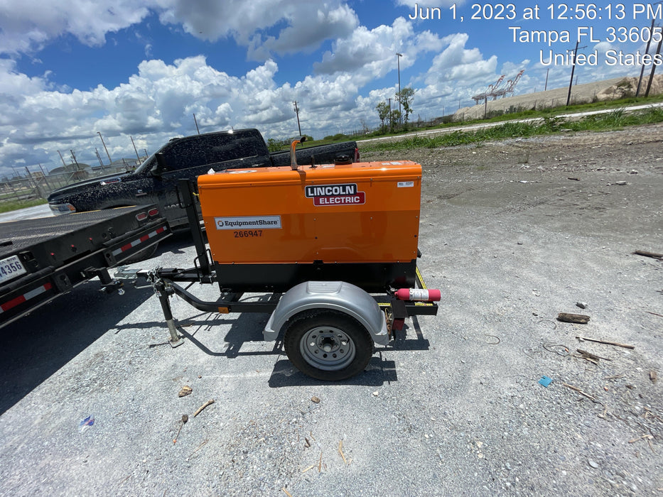 2022 Lincoln Electric LE400 Kubota V1505, Trlr, Cable Rack, Light Kit, ES Decals, T3