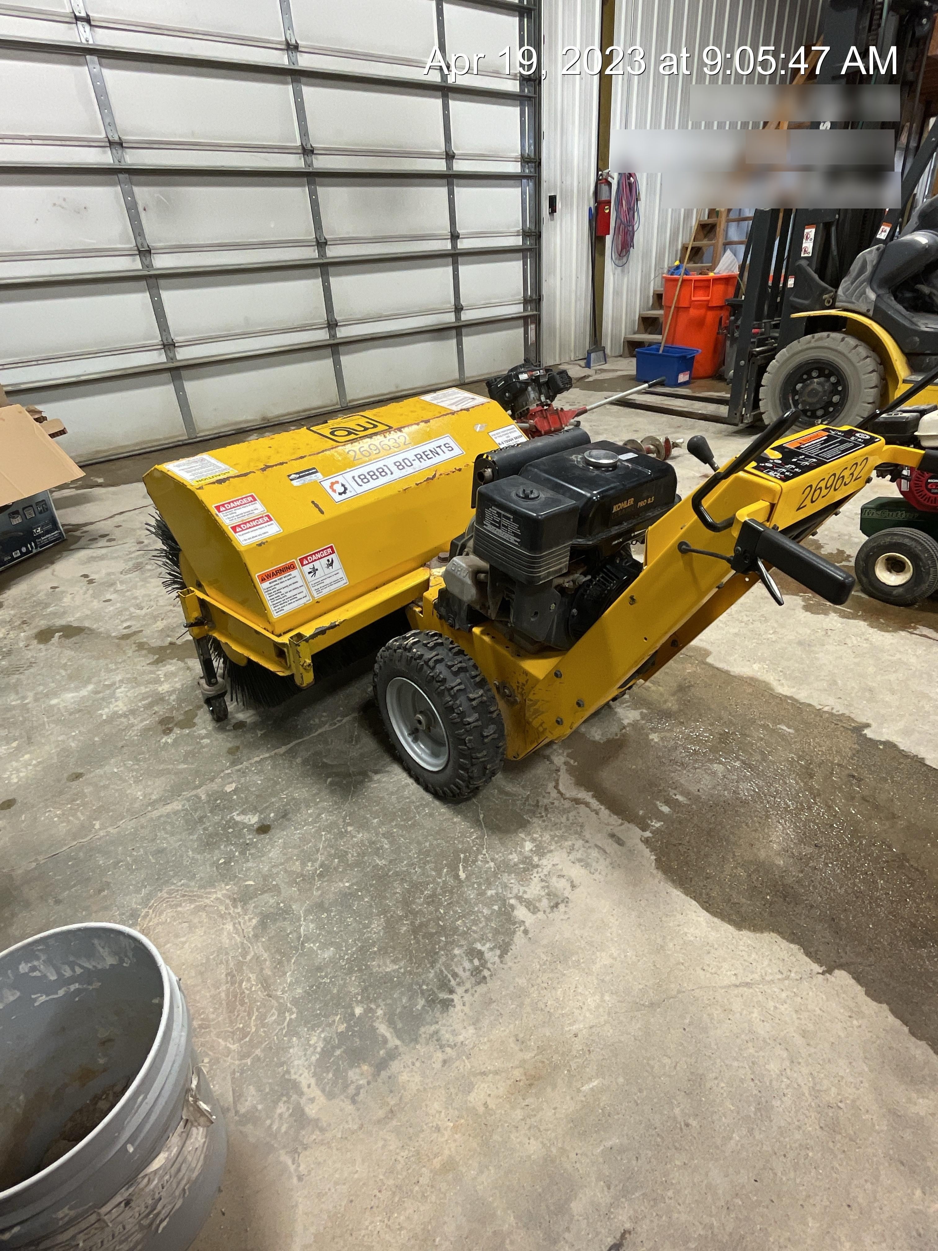 2004 M-B COMPANIES 36" Walk Behind Power Broom
