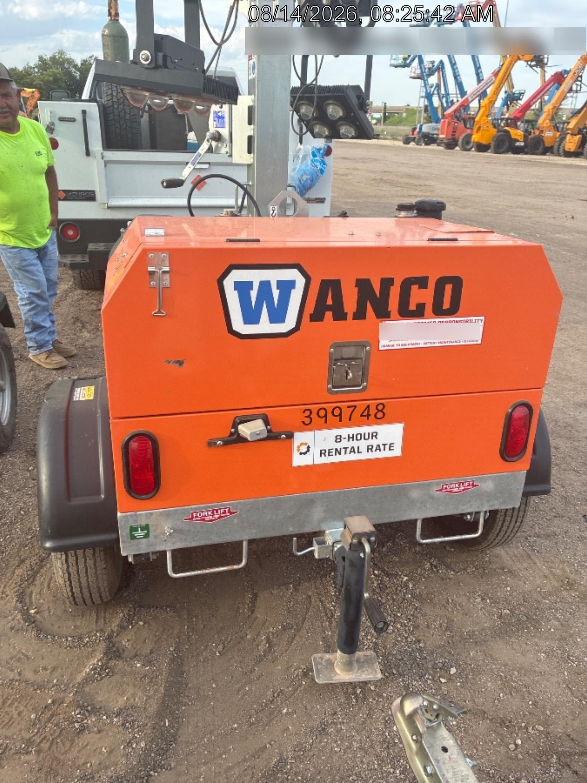 2024 Wanco WLTT-4MM4K Diesel, Deep Sea Controller, Shore Power Plug, Auto Start, (4) 350W LED Floodlights, 4kW Generator, 60 Gal Fuel Tank, 2" Ball, T3