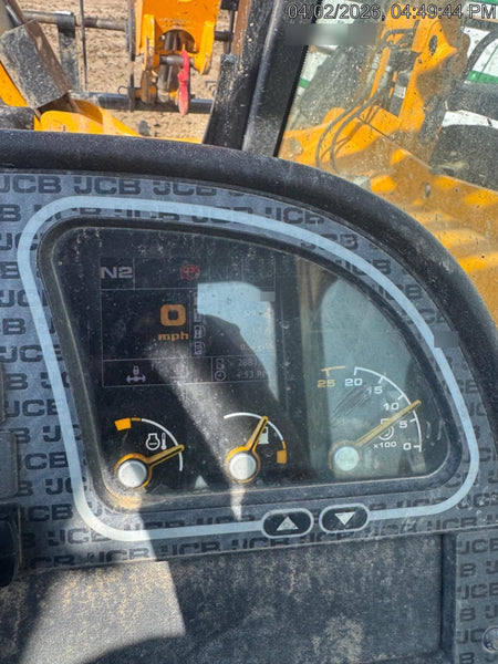 2019 JCB 510-56 Canopy, 74 HP, Solid Tires, STD Worklight, Beacon, Aux Hydraulics, Lifting Eye, Back up Alarm w/66" Carriage/60" Forks
