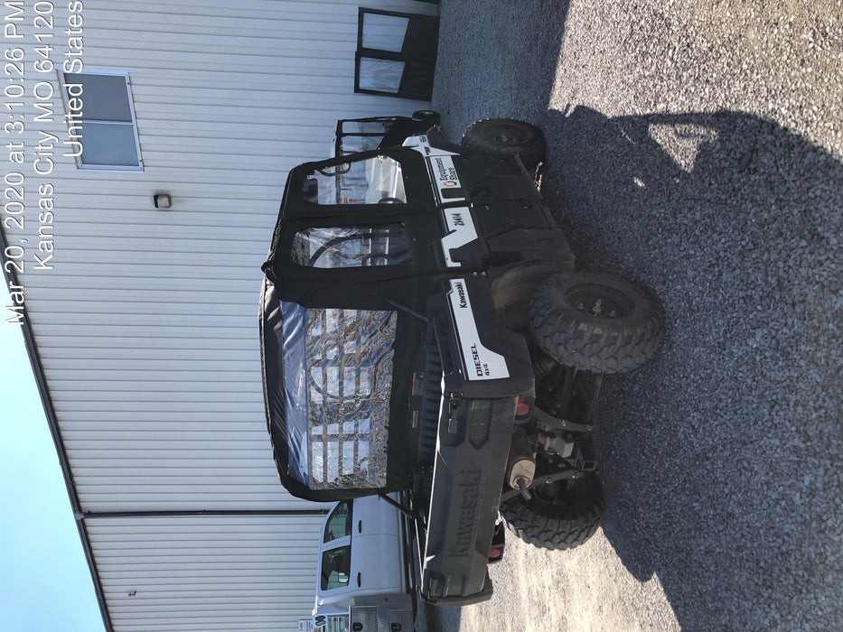 2019 Kawasaki MULE PRO-DX Kawasaki Mule 4x4 Diesel UTV w/Hard Top, Windshield, Beacon, Backup Alarm, ES Keypad/Hardware Installed