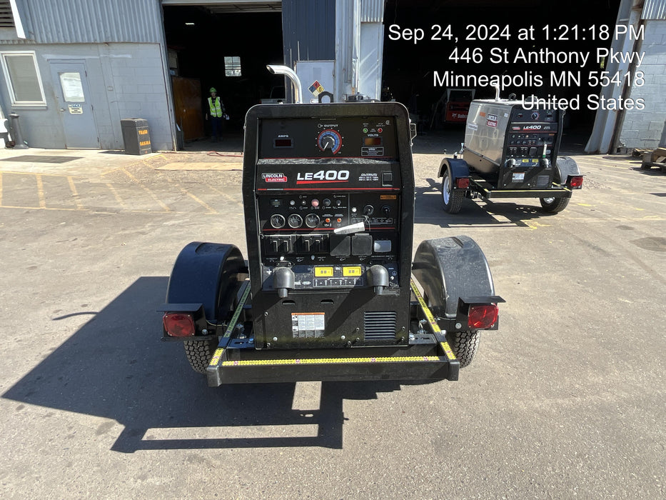 2024 Lincoln Electric LE400 Kubota V1505, Trlr, Cable Rack, Light Kit, ES Decals, T3