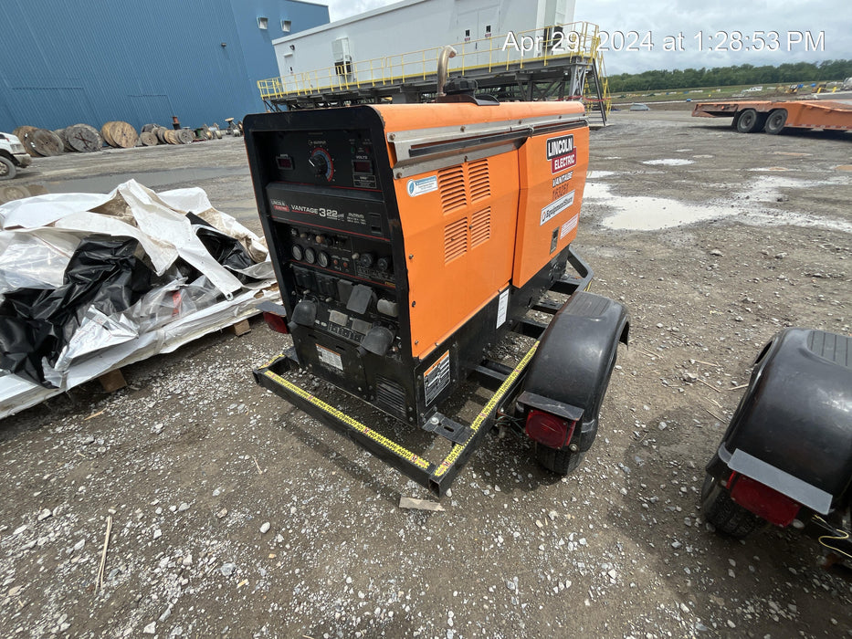 2022 Lincoln Electric LE400 Kubota V1505, Trlr, Cable Rack, Light Kit, ES Decals, T3