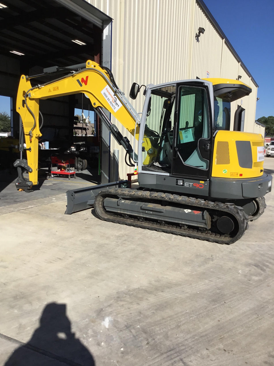 Wacker Neuson ET90 ET90 18K Excavator, Track, Cab, Bucket