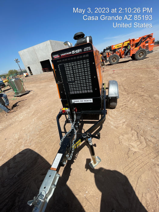 2023 Lincoln Electric Vantage 549X Crosslink Technology, Trailer Mounted, ES Decals, T3